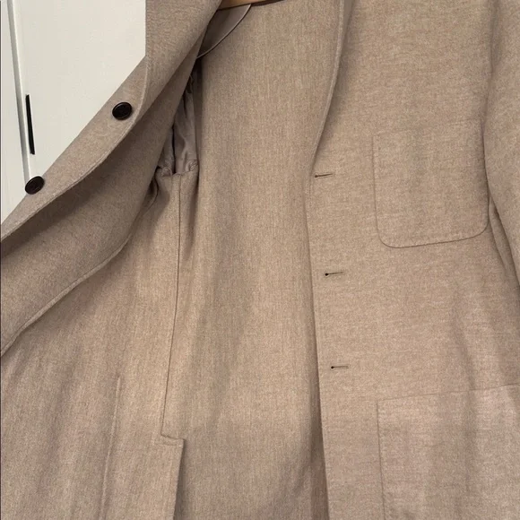 Suitsupply Tan Lightweight Shirt Jacket - Picture 5 of 7